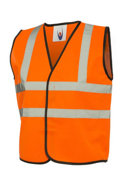 Radsow by Uneek UC806 - High Visibility Safety Vest for Children with Reflective Strips