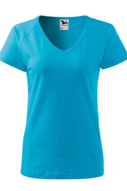 Malfini 128 - Damen Stretch V-Ausschnitt Sportshirt