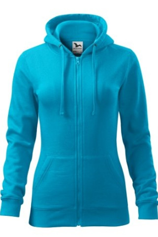 Malfini 411 - Trendy Zipper Sweatshirt Ladies