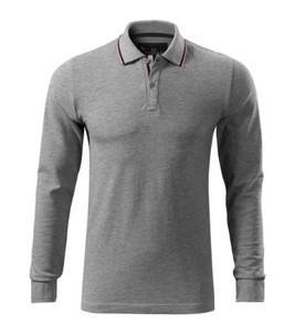 Malfini Premium 258 - Contrast Stripe LS Polo Shirt Gents