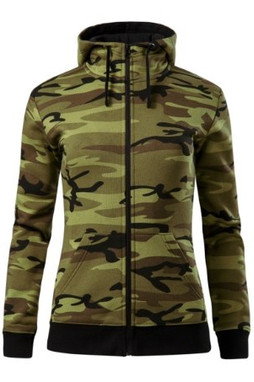 Malfini C20 - Camo Zipper Sweatshirt Damen