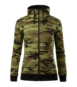 Malfini C20 - Camo Zipper Sweatshirt Ladies