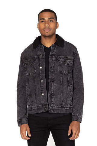 Threadfast 372J - Unisex Sherpa-Lined Denim Jacket