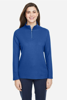 Core 365 CE405W - Polo Fusion Chromasoft Pique Quarter-Zip pour femme