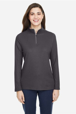 Core 365 CE405W - Polo Fusion Chromasoft Pique Quarter-Zip pour femme
