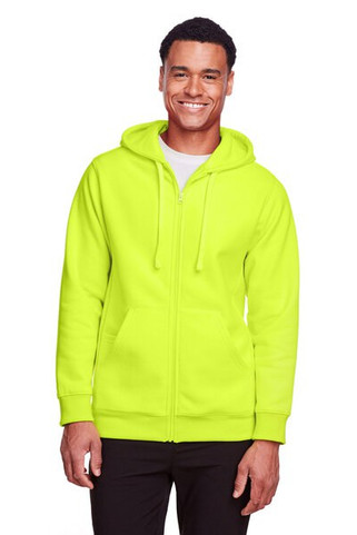 Team 365 TT95 - Mens Zone HydroSport Heavyweight Full-Zip Hooded Sweatshirt