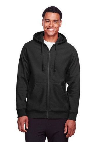 Team 365 TT95 - Mens Zone HydroSport Heavyweight Full-Zip Hooded Sweatshirt
