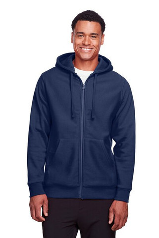 Team 365 TT95 - Mens Zone HydroSport Heavyweight Full-Zip Hooded Sweatshirt