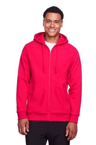 Team 365 TT95 - Mens Zone HydroSport Heavyweight Full-Zip Hooded Sweatshirt