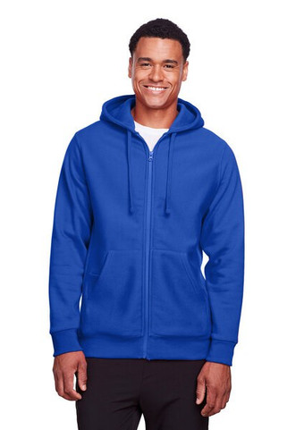 Team 365 TT95 - Mens Zone HydroSport Heavyweight Full-Zip Hooded Sweatshirt