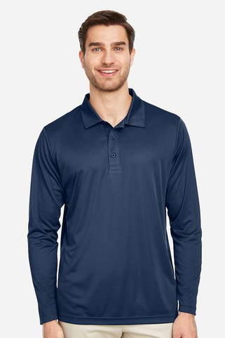 Team 365 TT51L - Mens Zone Performance Long Sleeve Polo