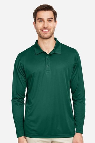 Team 365 TT51L - Mens Zone Performance Long Sleeve Polo