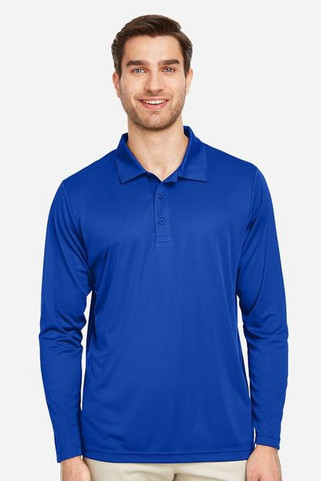 Team 365 TT51L - Mens Zone Performance Long Sleeve Polo