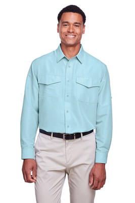 Harriton M580L - Men's Key West Long-Sleeve Performance Staff Shirt
