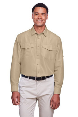 Harriton M580L - Mens Key West Long-Sleeve Performance Staff Shirt