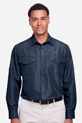 Harriton M580L - Men's Key West Long-Sleeve Performance Staff Shirt