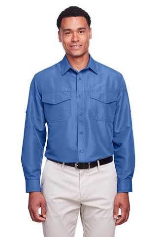 Harriton M580L - Mens Key West Long-Sleeve Performance Staff Shirt
