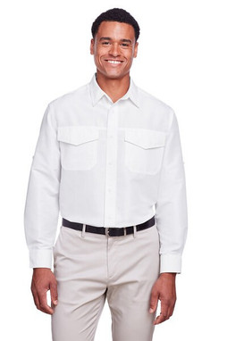 Harriton M580L - Mens Key West Long-Sleeve Performance Staff Shirt