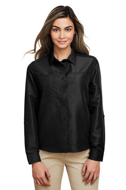 Harriton M580LW - Ladies Key West Long-Sleeve Performance Staff Shirt