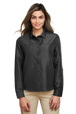 Harriton M580LW - Ladies Key West Long-Sleeve Performance Staff Shirt