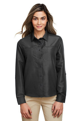 Harriton M580LW - Ladies Key West Long-Sleeve Performance Staff Shirt