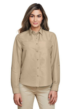 Harriton M580LW - Ladies Key West Long-Sleeve Performance Staff Shirt