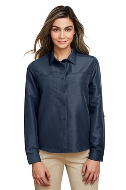 Harriton M580LW - Ladies Key West Long-Sleeve Performance Staff Shirt
