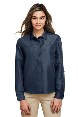 Harriton M580LW - Ladies Key West Long-Sleeve Performance Staff Shirt