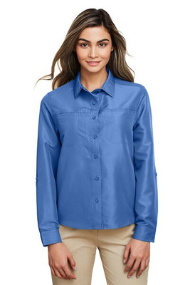 Harriton M580LW - Ladies Key West Long-Sleeve Performance Staff Shirt