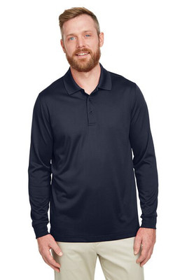 Harriton M348LT - Men's Tall Long Sleeve Snag-Free Performance Polo
