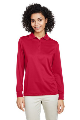 Harriton M348LW - Ladies Advantage Snag Protection Plus IL Long Sleeve Polo