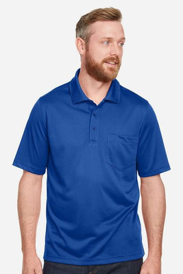 Harriton M348P - Men's Advantage Snag Protection Plus IL Pocket Polo