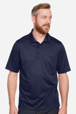 Harriton M348P - Men's Advantage Snag Protection Plus IL Pocket Polo