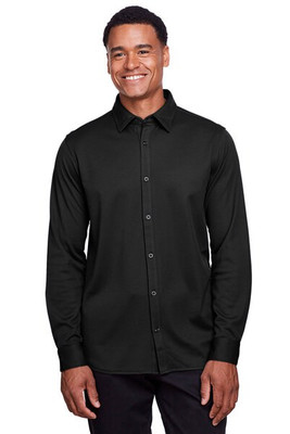 Devon & Jones DG20Z - Men's CrownLux Performance Plaited Button-Down Shirt