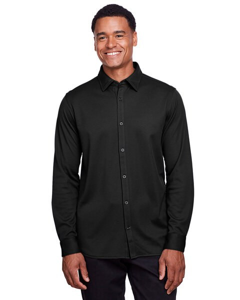 Devon & Jones DG20Z - Men's CrownLux Performance Plaited Button-Down Shirt