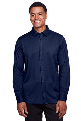 Devon & Jones DG20Z - Men's CrownLux Performance Plaited Button-Down Shirt