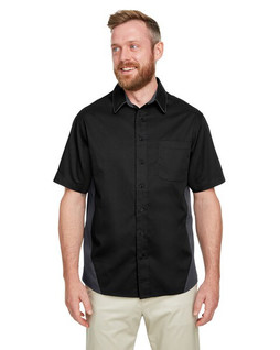 Harriton M586T - Mens Tall Flash IL Colorblock Short Sleeve Shirt