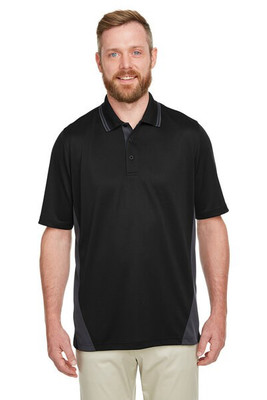 Harriton M386 - Men's Flash Snag Protection Plus IL Colorblock Polo