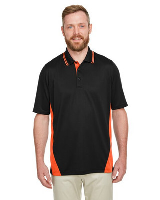Harriton M386T - Mens Tall Flash Snag Protection Plus IL Colorblock Polo