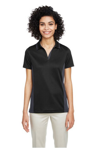 Harriton M386W - Ladies Flash Snag Protection Plus IL Colorblock Polo