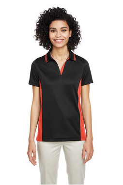 Harriton M386W - Polo Flash Snag Protection Plus Il Colorblock pour femme
