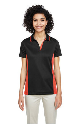 Harriton M386W - Ladies Flash Snag Protection Plus IL Colorblock Polo