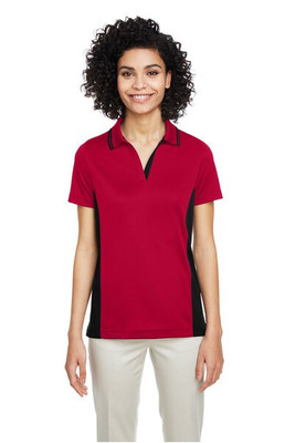Harriton M386W - Polo Flash Snag Protection Plus Il Colorblock pour femme