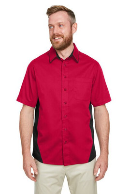 Harriton M586 - Men's Flash IL Colorblock Short Sleeve Shirt