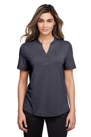 North End NE100W - Ladies Jaq Snap-Up Stretch Performance Polo
