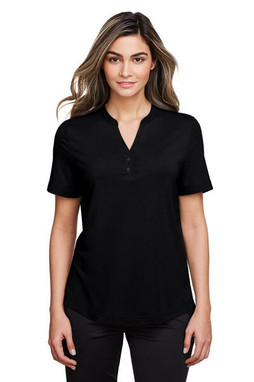 North End NE100W - Polo Jaq Snap-Up Stretch Performance pour femme