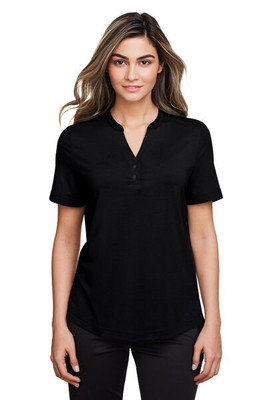 North End NE100W - Polo Jaq Snap-Up Stretch Performance pour femme