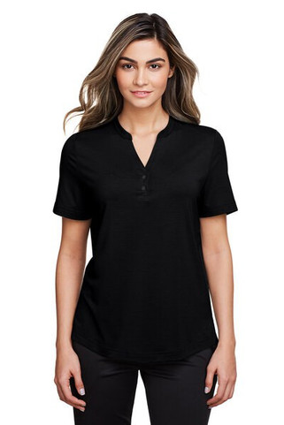 North End NE100W - Ladies Jaq Snap-Up Stretch Performance Polo