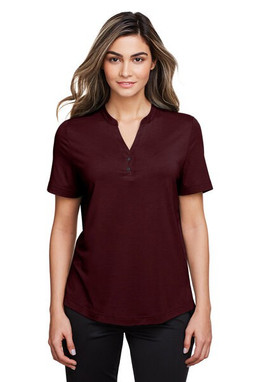 North End NE100W - Polo Jaq Snap-Up Stretch Performance pour femme