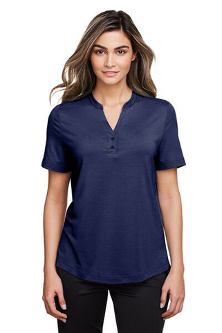 North End NE100W - Ladies Jaq Snap-Up Stretch Performance Polo